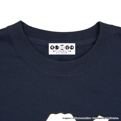 ちいかわぽけっと 江戸なTシャツ ネイビー