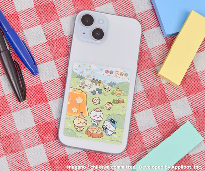 ちいかわぽけっと ピクニックなスマホに貼れるサイズのステッカー（ピクニックなみんな）