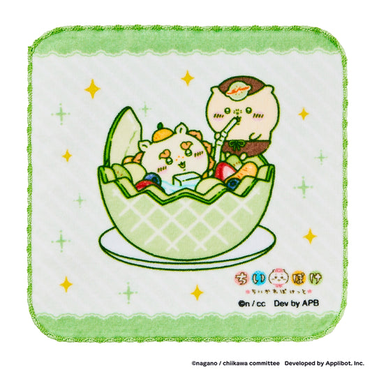 ちいかわぽけっと フルーツなハンドタオル（くりまんじゅう・シーサー）