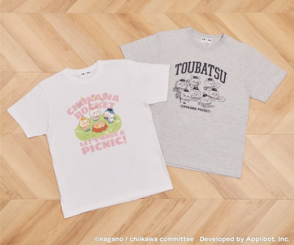 ちいかわぽけっと ピクニックなTシャツ ホワイト