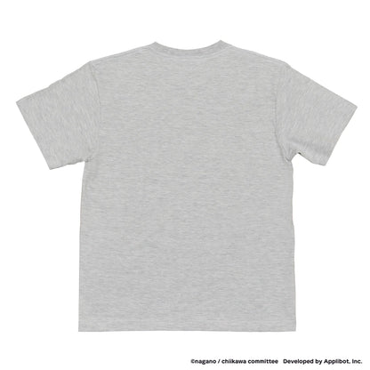 ちいかわぽけっと ピクニックなTシャツ アッシュ