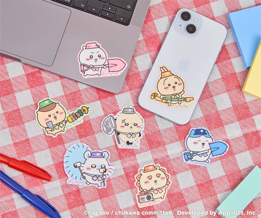 ちいかわぽけっと ピクニックなスマホに貼れるサイズのステッカー（モモンガ）