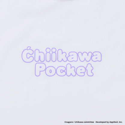 ちいかわぽけっと フルーツなL/S Tシャツ ホワイト（フリーサイズ）