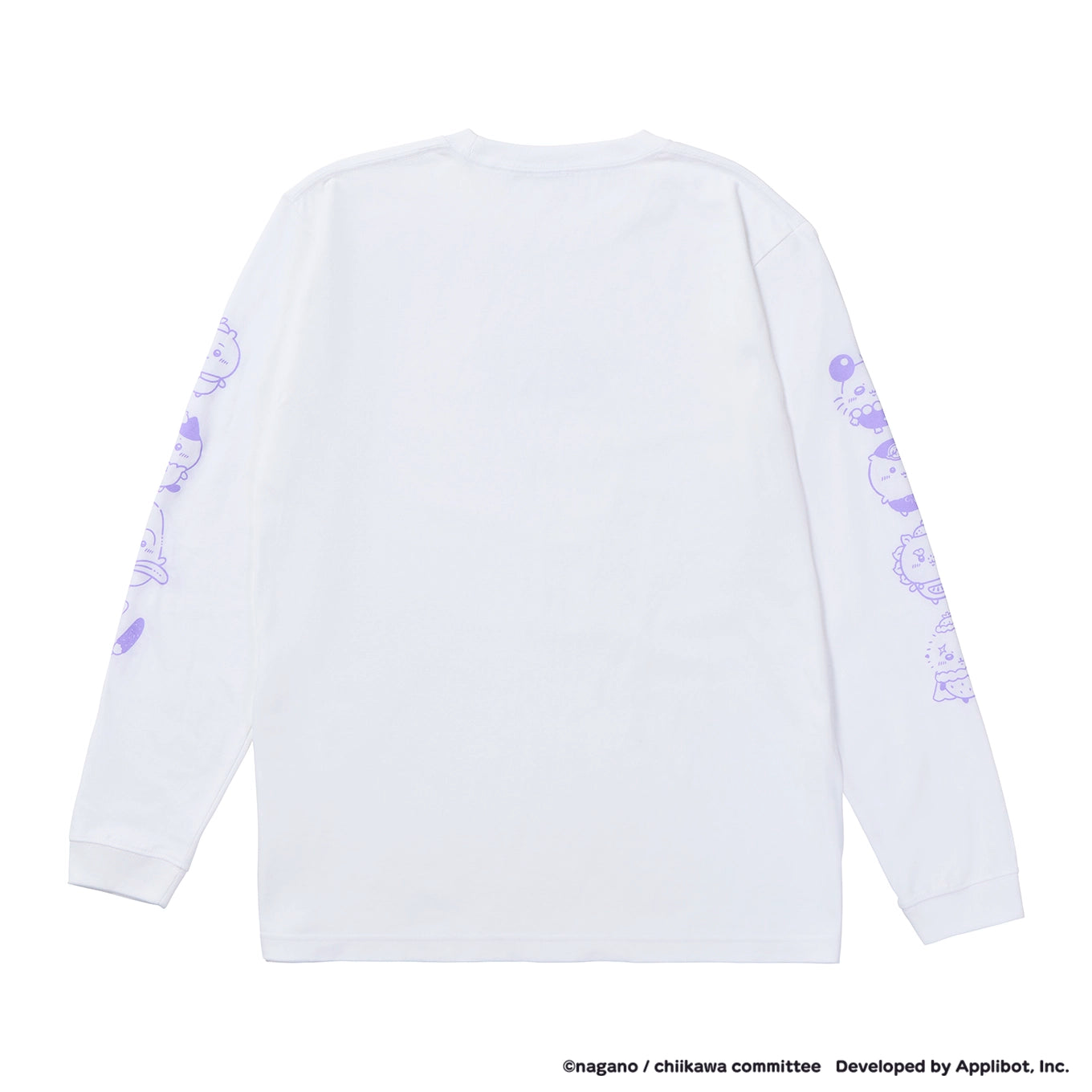 ちいかわぽけっと フルーツなL/S Tシャツ ホワイト（フリーサイズ）