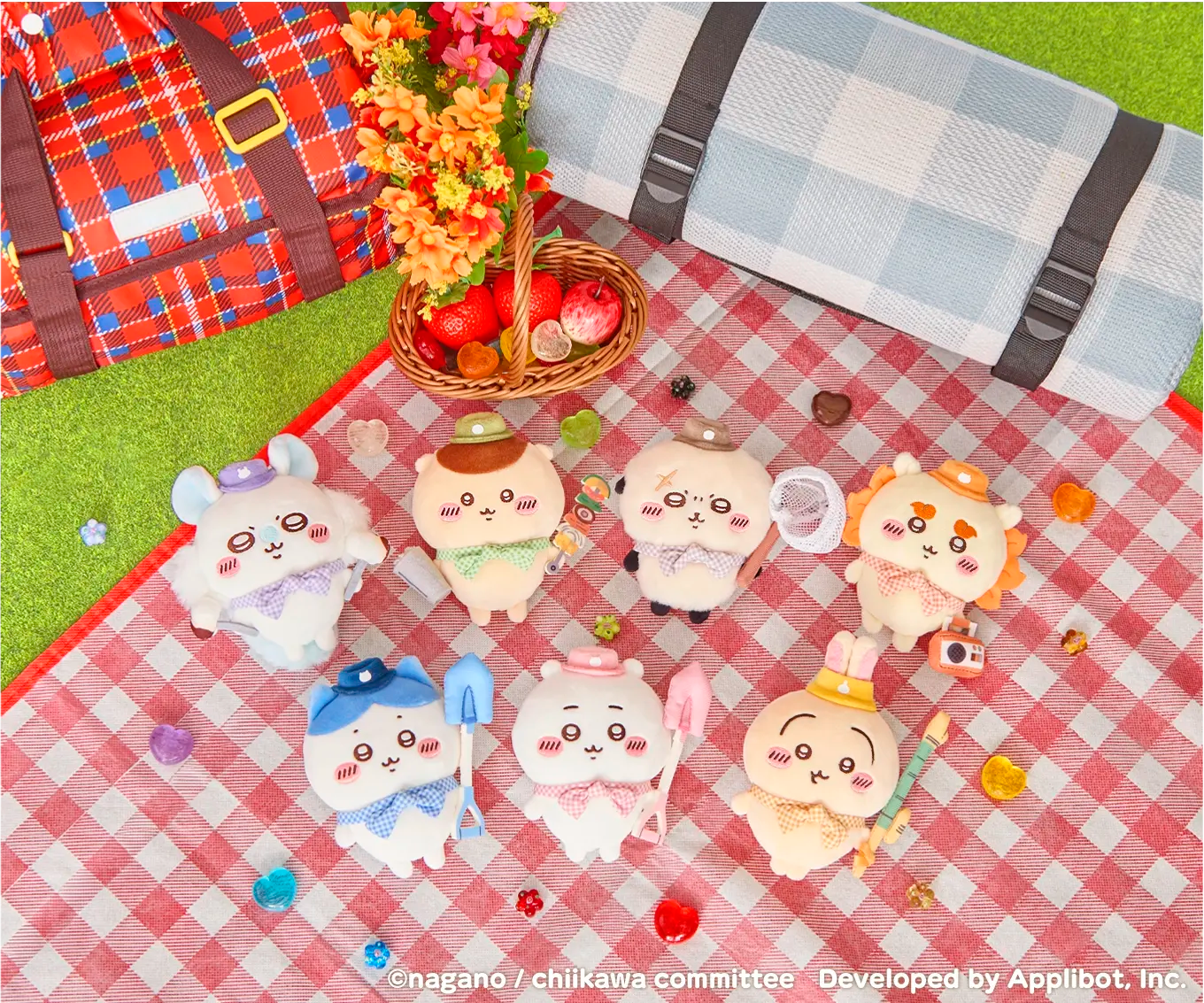 ちいかわぽけっと ピクニックなマスコット（ハチワレ）