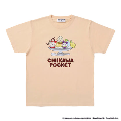 ちいかわぽけっと フルーツなTシャツ ナチュラル