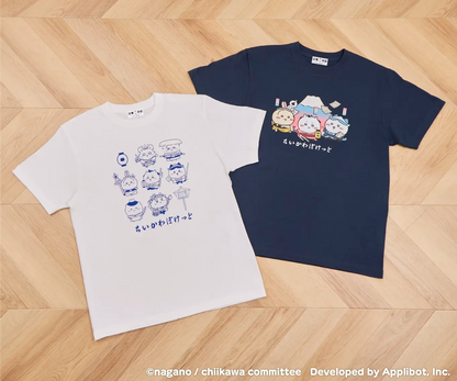 ちいかわぽけっと 江戸なTシャツ ホワイト